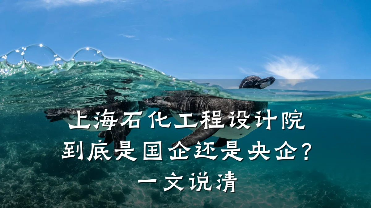 上海石化工程设计院到底是国企还是央企?一文说清